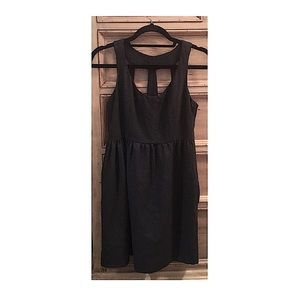UO {silence + noise} | wool blend cut out dress